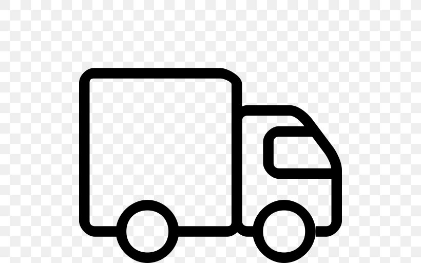 Van Pickup Truck Car Box Truck, PNG, 512x512px, Van, Area, Black, Black And White, Box Truck Download Free