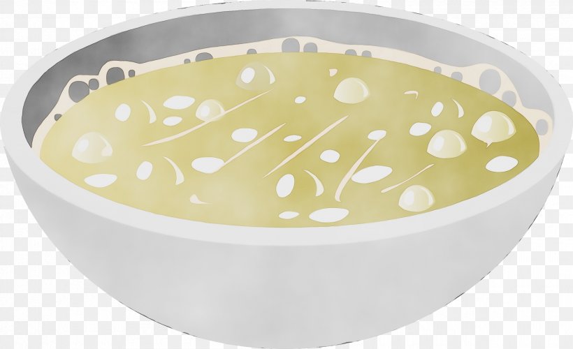 Bowl Dish Soup Food Cuisine, PNG, 2400x1466px, Watercolor, Beige, Bowl, Cuisine, Dish Download Free