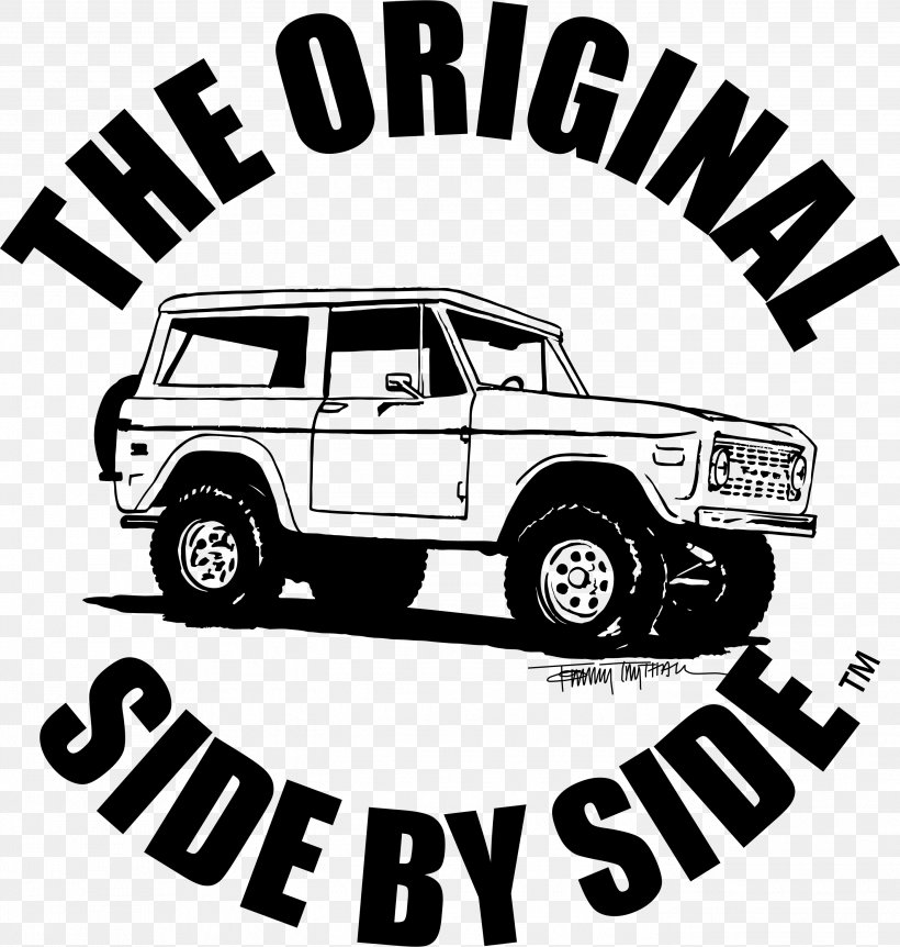Ford Bronco Car Sport Utility Vehicle Decal, PNG, 2794x2938px, Ford Bronco, Automotive Design, Automotive Exterior, Black And White, Brand Download Free