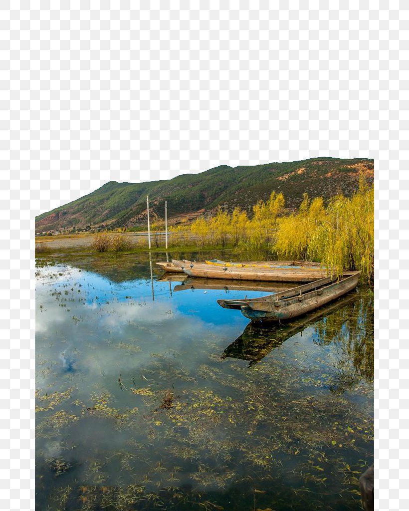 Lugu Lake Icon, PNG, 680x1024px, Lugu Lake, Bank, Boat, Bog, Floodplain Download Free