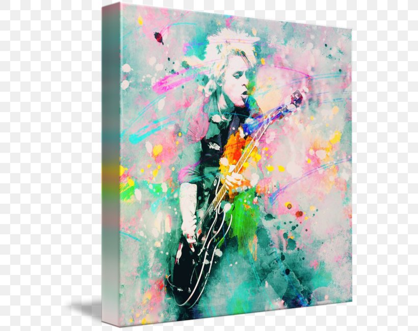 Painting Art Green Day Canvas Print, PNG, 576x650px, Watercolor, Cartoon, Flower, Frame, Heart Download Free
