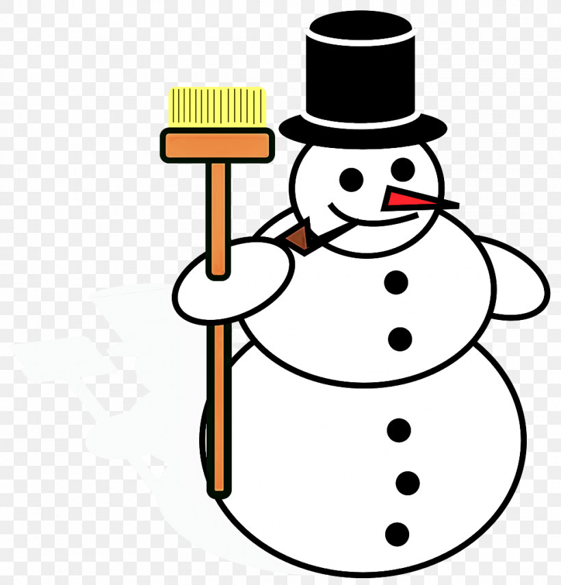 Snowman, PNG, 983x1024px, Snowman, Cartoon, Line Art Download Free
