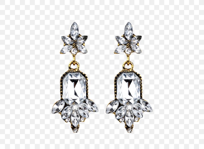 Earring Glass Jewellery Necklace Imitation Gemstones & Rhinestones, PNG, 600x600px, Earring, Bijou, Body Jewellery, Body Jewelry, Charms Pendants Download Free