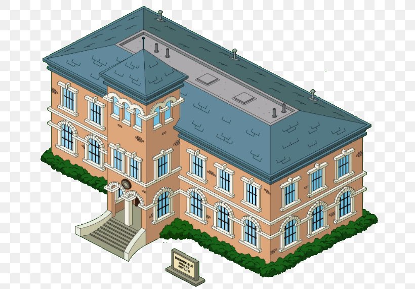 Family Guy: The Quest For Stuff Psychiatric Hospital Building, PNG, 697x571px, Family Guy The Quest For Stuff, Building, Elevation, Estate, Facade Download Free