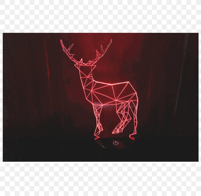 Reindeer Light LED Lamp, PNG, 800x800px, 3d Film, Reindeer, Antler, Deer, Electric Light Download Free
