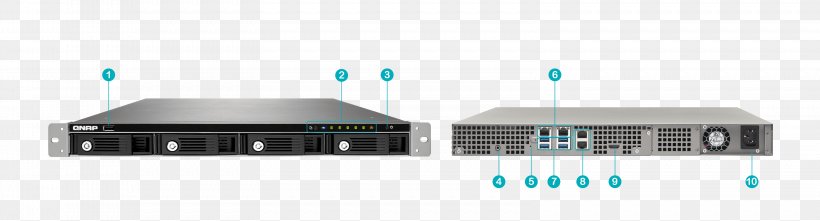 QNAP TS-453U-RP Network Storage Systems Data Storage QNAP Systems, Inc. Wireless Router, PNG, 3157x853px, Qnap Ts453urp, Computer Hardware, Computer Network, Computer Servers, Data Storage Download Free