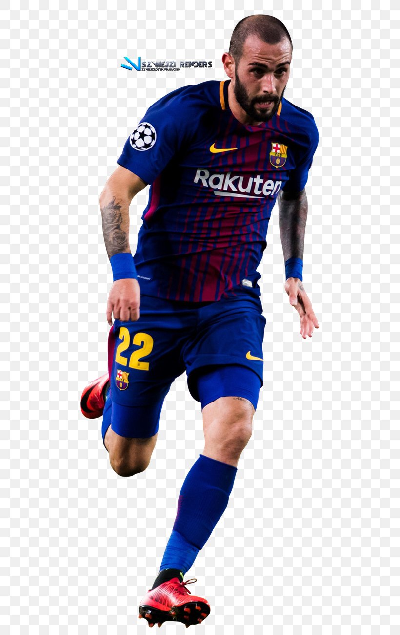 Aleix Vidal FC Barcelona Jersey Soccer Player Sport, PNG, 522x1300px, Aleix Vidal, Art, Blue, Deviantart, Electric Blue Download Free