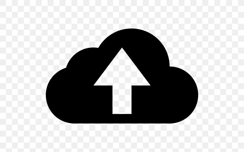 Upload Cloud Computing, PNG, 512x512px, Upload, Area, Black And White, Cloud Computing, Data Download Free