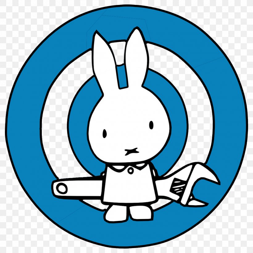 European Rabbit Clip Art, PNG, 1080x1080px, European Rabbit, Area, Artwork, Black And White, Blue Download Free