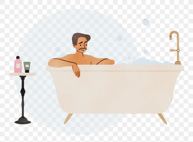 Furniture Bathtub Sitting Angle Cartoon, PNG, 2500x1843px, Bath Time, Angle, Bathtub, Cartoon, Furniture Download Free