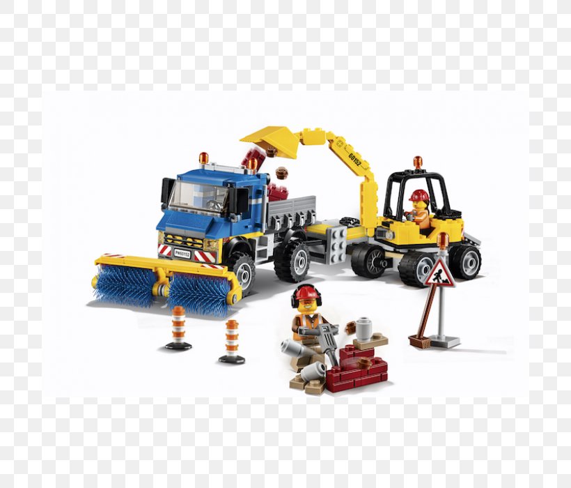 Lego City LEGO 60152 City Sweeper & Excavator Toy Lego Architecture, PNG, 700x700px, Lego City, Customer Service, Excavator, Lego, Lego 60152 City Sweeper Excavator Download Free