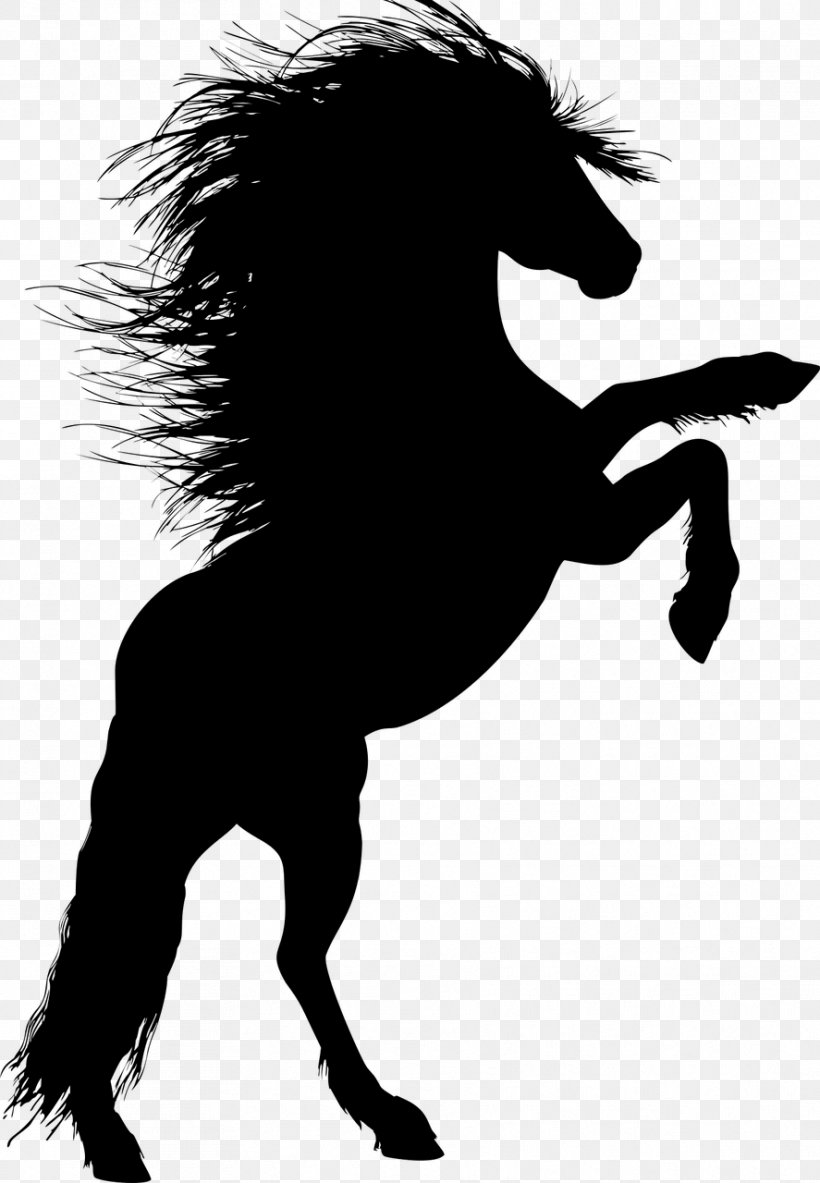 Horse Stallion Rearing Silhouette Unicorn, PNG, 887x1280px, Horse, Black, Black And White, Carnivoran, Dog Like Mammal Download Free