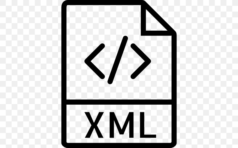 XML HTML XLIFF Document File Format, PNG, 512x512px, Xml, Area, Black, Black And White, Brand Download Free
