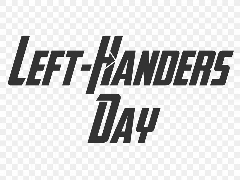 August 13 Is Left-Handers Day., PNG, 4000x3000px, Logo, Avengers, Black, Black And White, Brand Download Free