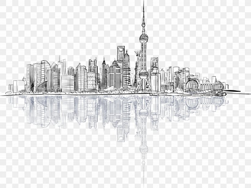 Drawing Architecture, PNG, 6286x4710px, The Bund, Architectural Drawing, Architecture, Art, Black And White Download Free
