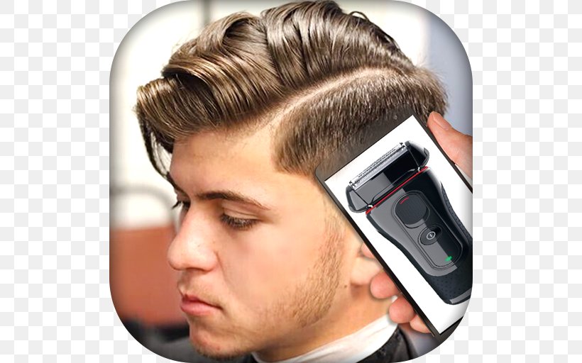 Regular Haircut Hairstyle Hi-top Fade Comb Over Pompadour, PNG, 512x512px, Regular Haircut, Audio, Audio Equipment, Bangs, Beard Download Free