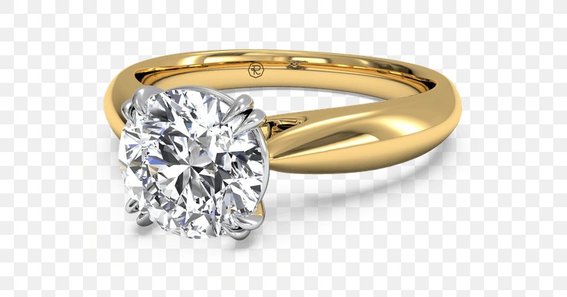 Engagement Ring Solitaire Diamond Jewellery, PNG, 640x430px, Engagement Ring, Bezel, Body Jewelry, Brilliant, Colored Gold Download Free