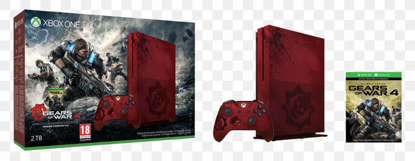 Gears Of War 4 Xbox 360 Xbox One S, PNG, 1300x506px, Gears Of War 4, All Xbox Accessory, Brand, Electronic Device, Gadget Download Free
