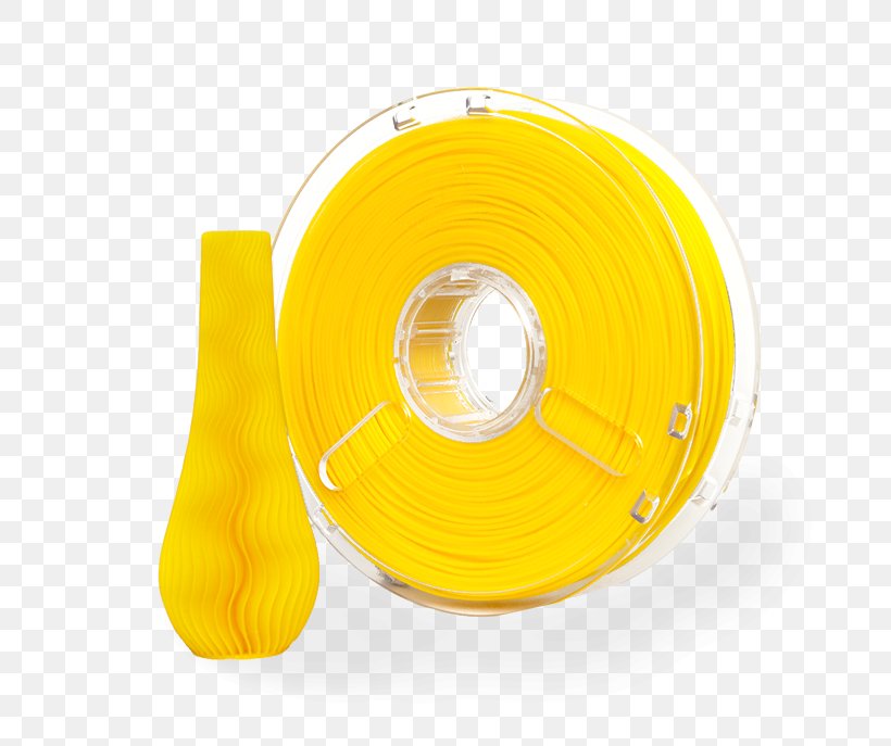 3D Printing Filament Polylactic Acid Yellow Printer, PNG, 714x687px, 3d Printing, 3d Printing Filament, Polylactic Acid, Poster, Printer Download Free