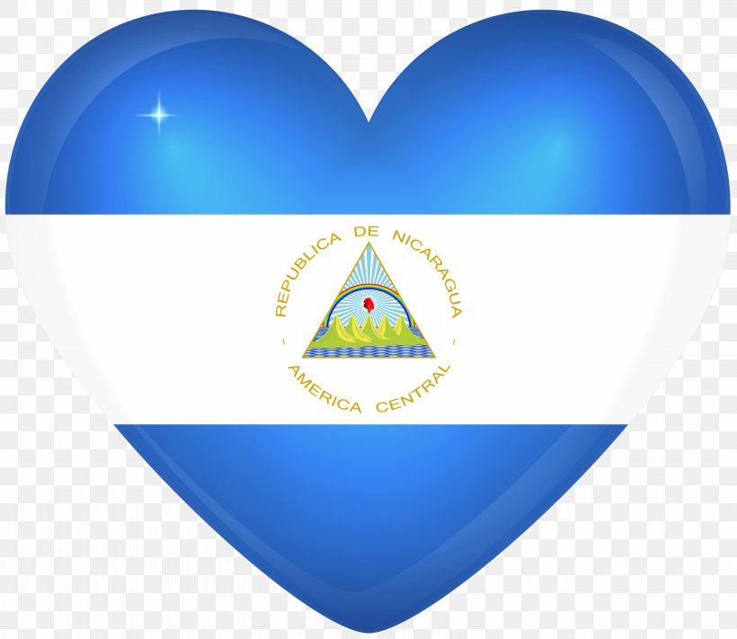 Flag Of Nicaragua, PNG, 6000x5205px, Nicaragua, Balloon, Flag, Flag Of Nicaragua, Heart Download Free