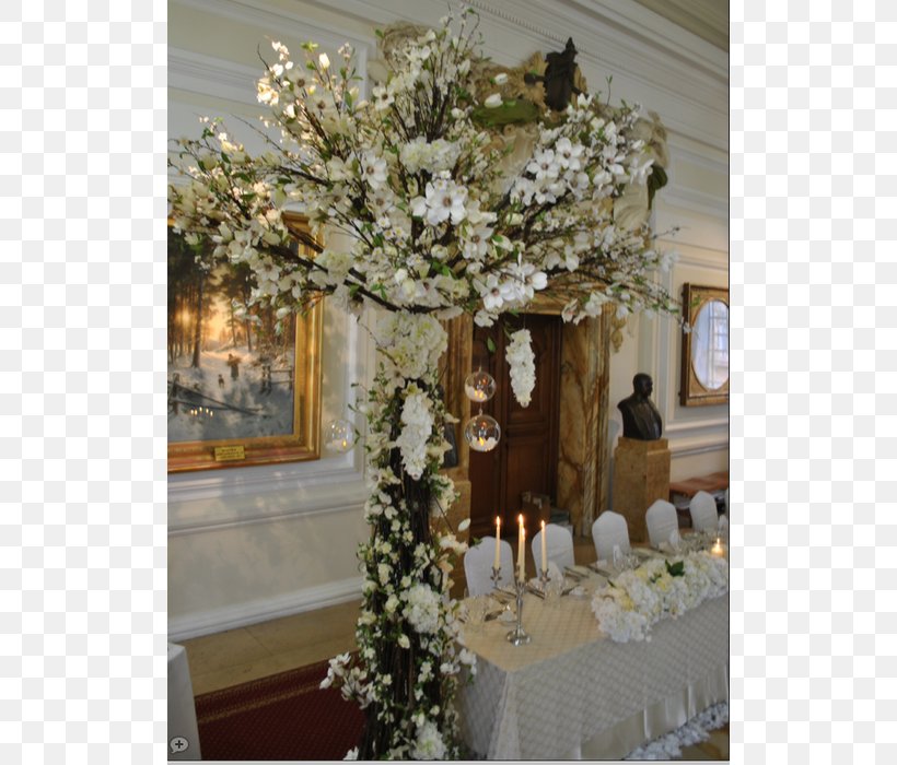 Floral Design Centrepiece Flower Bouquet Tablecloth Interior Design Services, PNG, 700x700px, Floral Design, Aisle, Branch, Branching, Centrepiece Download Free