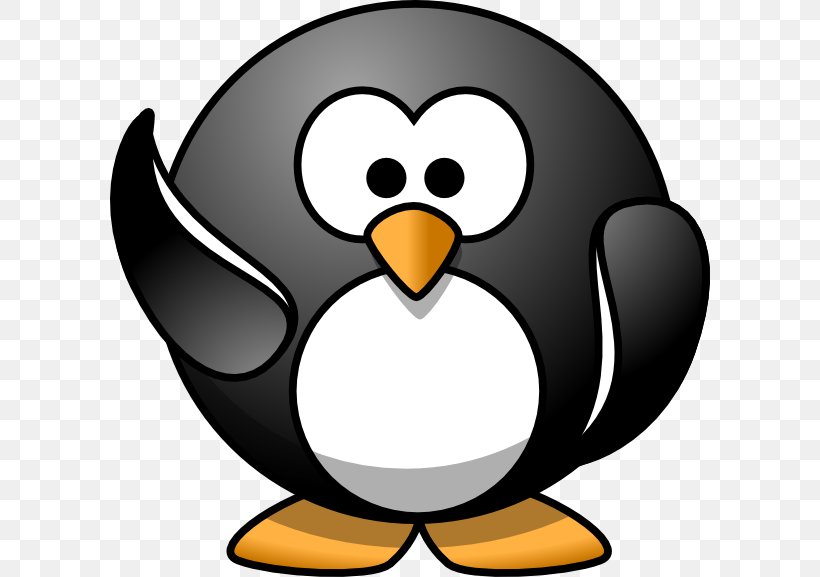 Penguin Cartoon Clip Art, PNG, 600x577px, Penguin, Art, Artwork, Beak, Bird Download Free