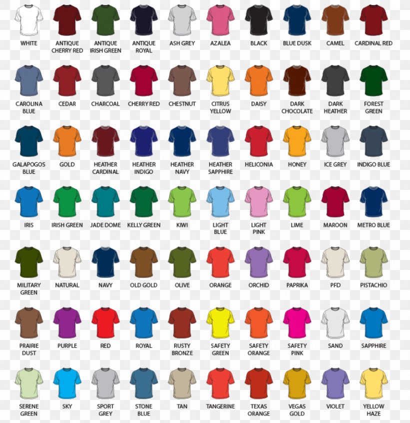 T-shirt Hoodie Clothing Color, PNG, 900x929px, Tshirt, Clothing, Color, Color Chart, Fashion Download Free