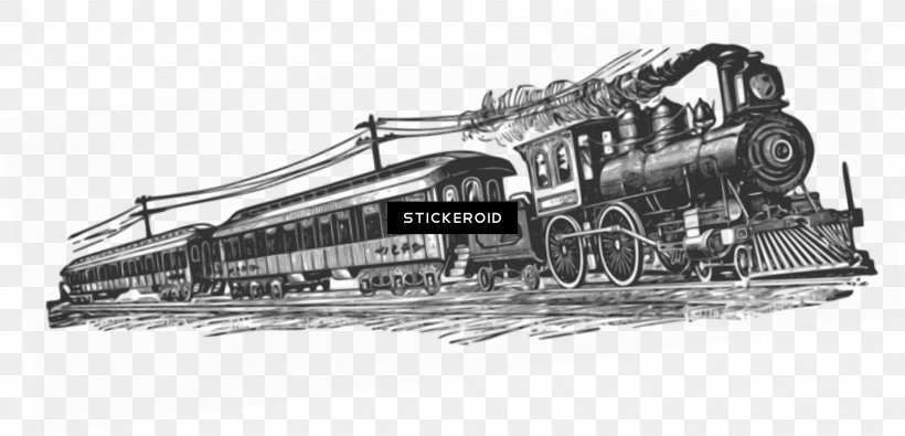 Train Cartoon, PNG, 2498x1205px, Train, Drawing, Express Train, Intercity Rail, Locomotive Download Free