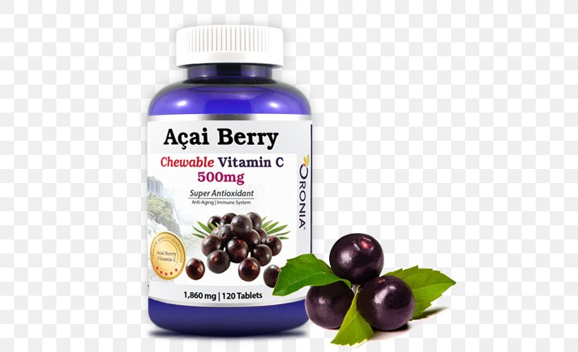 Bilberry Chokeberry Açaí Palm Royal Jelly Blueberry, PNG, 500x500px, Bilberry, Antioxidant, Berry, Blueberry, Capsule Download Free