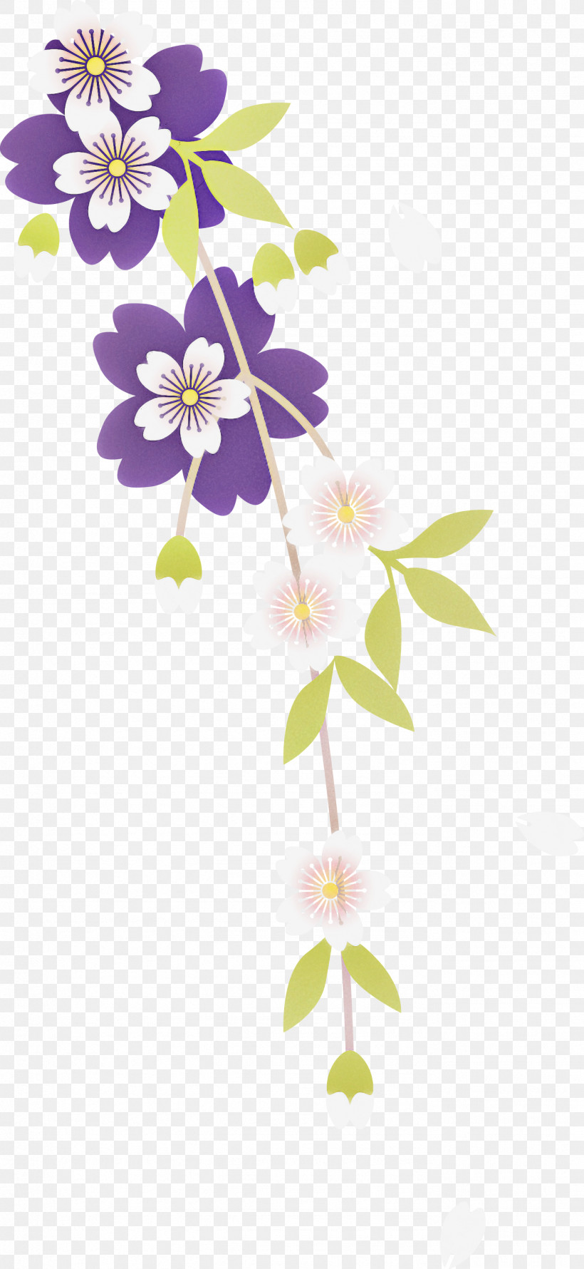 Cherry Flower, PNG, 1381x2999px, Cherry Flower, Flower, Petal, Plant, Wildflower Download Free