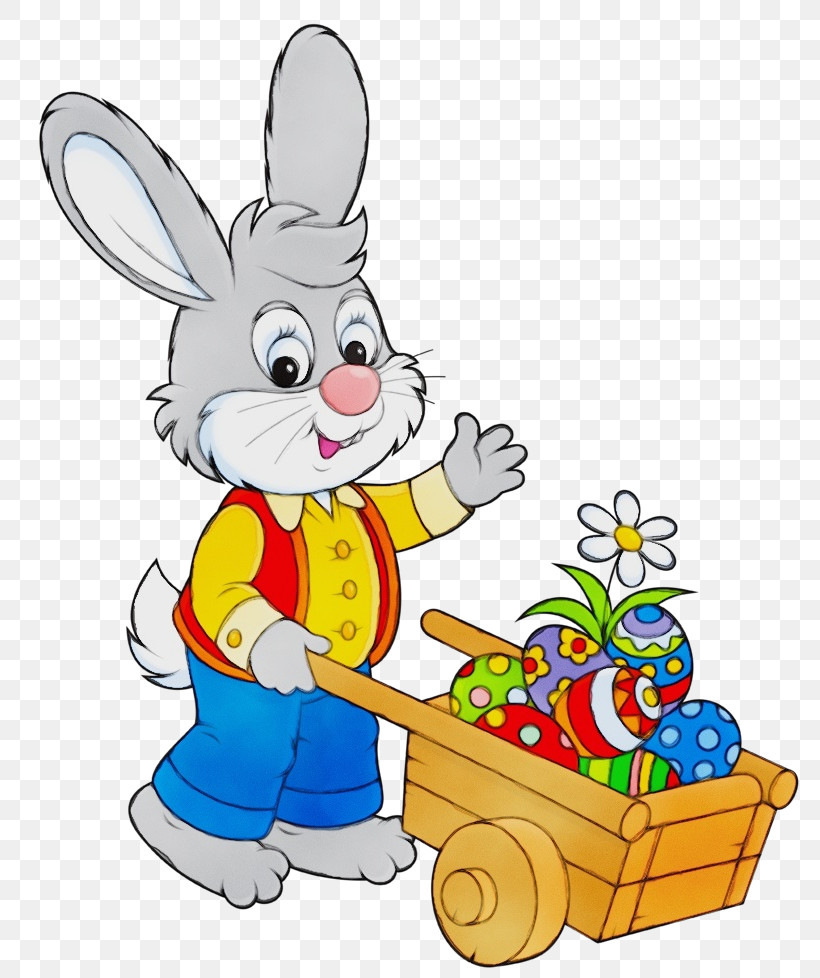Easter Bunny, PNG, 800x978px, Watercolor, Cartoon, Easter, Easter Bunny, Easter Egg Download Free