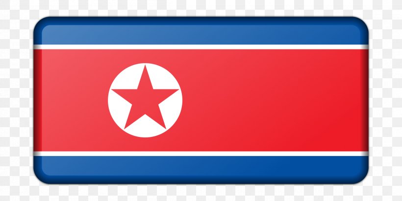 Flag Of North Korea Flag Of South Korea, PNG, 2400x1203px, North Korea, Area, Blue, Brand, Electric Blue Download Free