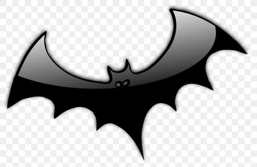 Halloween Black And White Clip Art, PNG, 900x585px, Halloween, Bat, Black, Black And White, Digital Scrapbooking Download Free