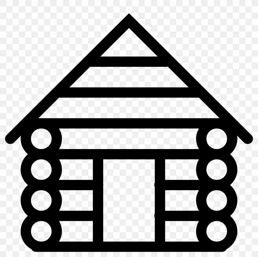 Log Cabin ICO Icon, PNG, 1600x1600px, Log Cabin, Area, Black And White, Cottage, Facebook Download Free
