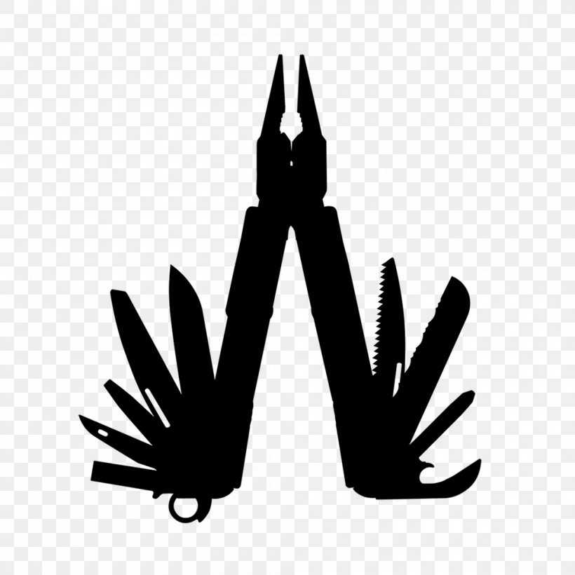 Multi-function Tools & Knives Knife Leatherman Rebar Multi Tool, PNG, 1000x1000px, 1 Multi Tool, Multifunction Tools Knives, Blackandwhite, Claw, Gesture Download Free