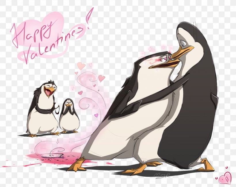 Penguin Madagascar Fan Art DeviantArt, PNG, 1280x1017px, Watercolor, Cartoon, Flower, Frame, Heart Download Free