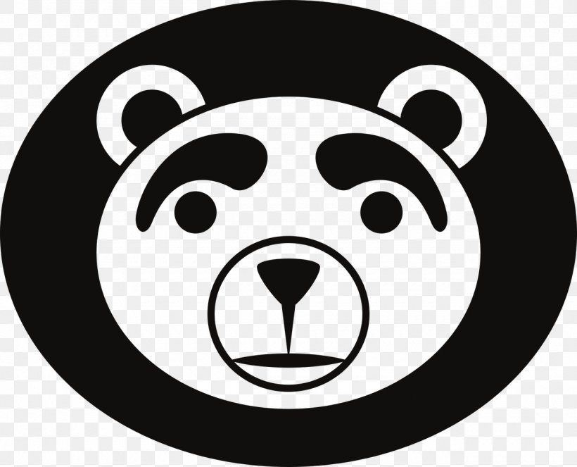 Bear Vector Graphics Logo Clip Art Graphic Design, PNG, 1280x1036px, Bear, Black, Black And White, Carnivoran, Drawing Download Free