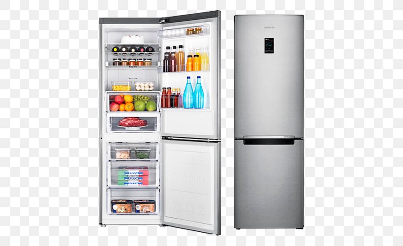 Samsung RB31FERNBSS, PNG, 500x500px, Samsung, Autodefrost, Food, Freezers, Frost Download Free