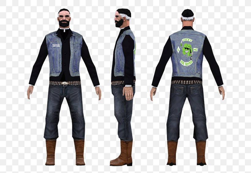 Grand Theft Auto: San Andreas San Andreas Multiplayer Mod Grand Theft Auto V Video Game, PNG, 700x565px, Grand Theft Auto San Andreas, Blog, Computer Servers, Costume, Denim Download Free