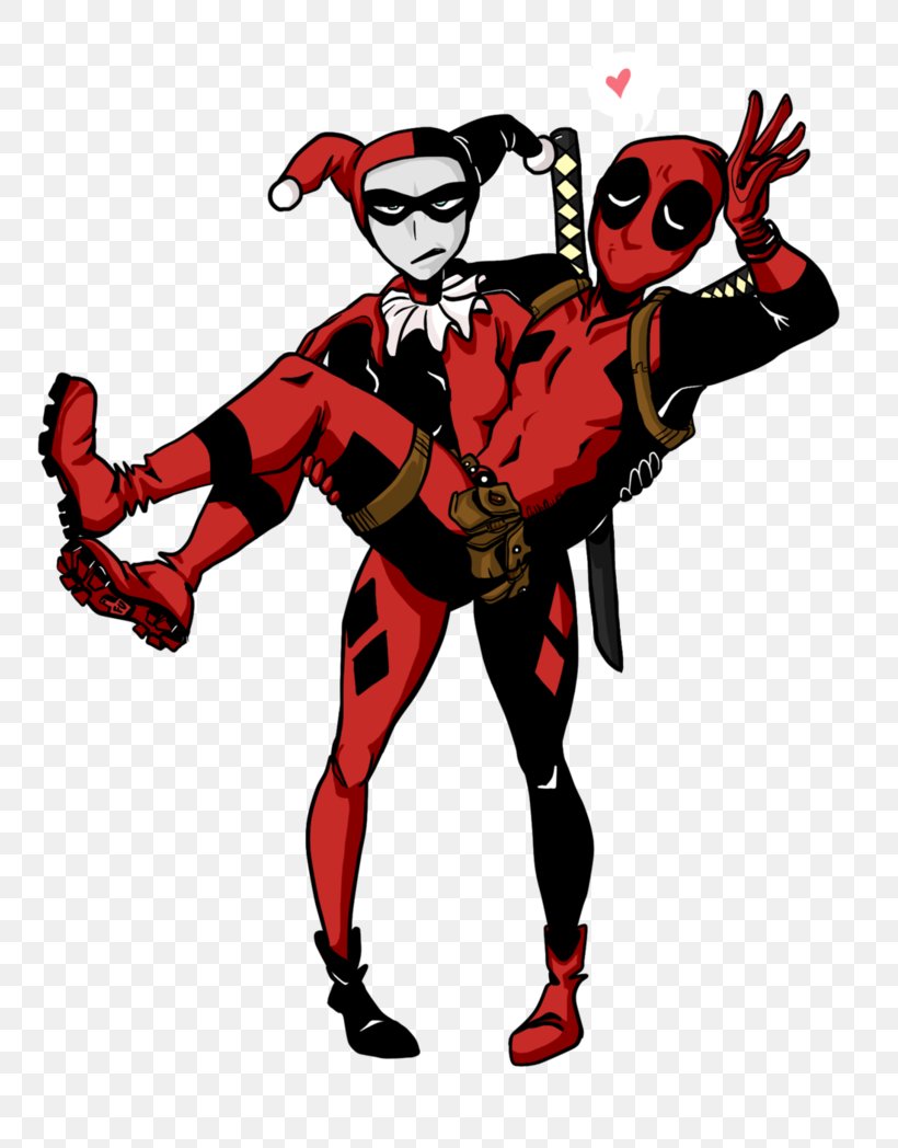 Harley Quinn Deadpool Joker Supervillain Superhero, PNG, 763x1048px, Harley Quinn, Art, Batman Adventures Mad Love, Cartoon, Character Download Free