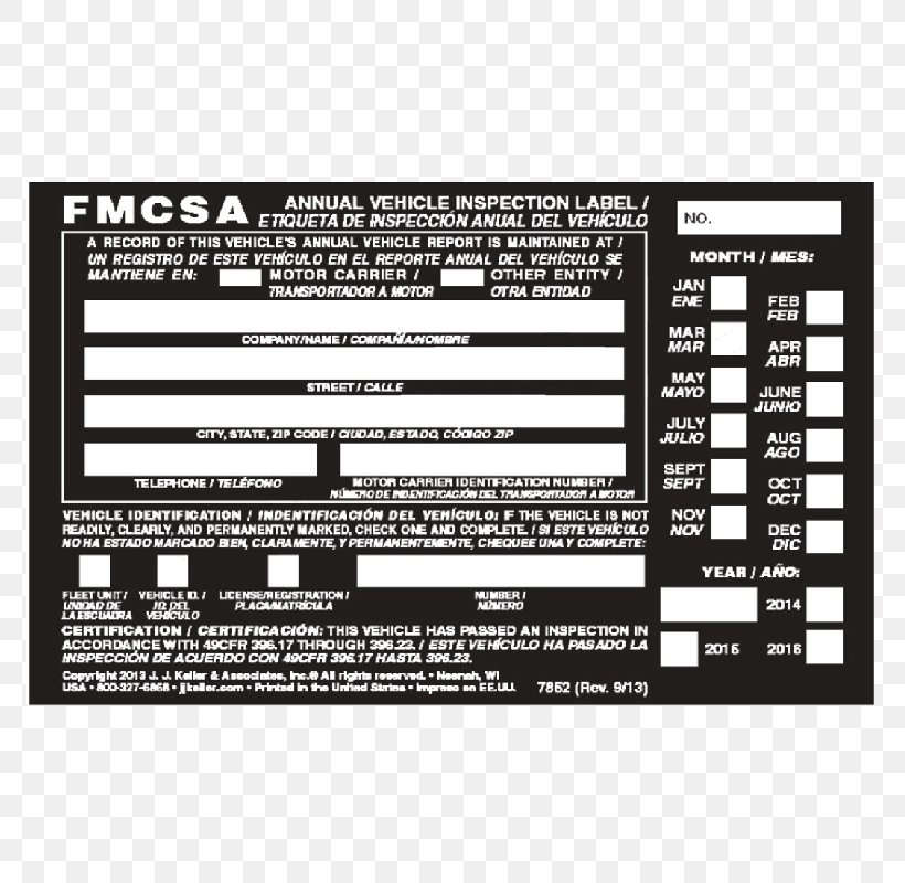 Vehicle Inspection Ford Super Duty Ford F-650 Label, PNG, 800x800px, Inspection, Black And White, Box, Brand, Ford F650 Download Free