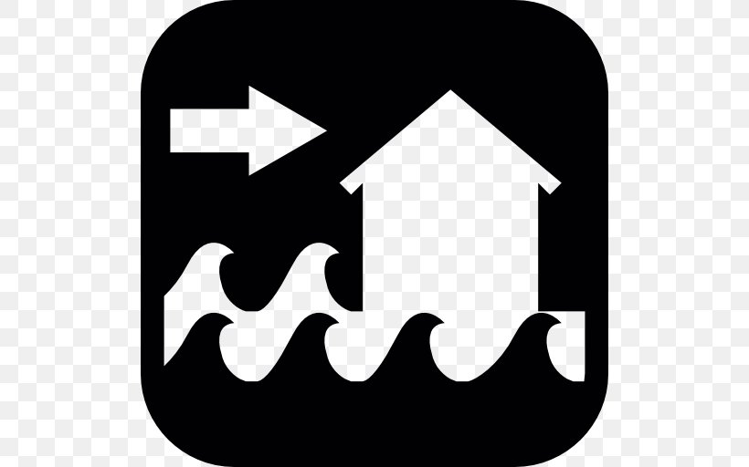 Flood Clip Art, PNG, 512x512px, Flood, Analiza Ryzyka, Area, Black, Black And White Download Free