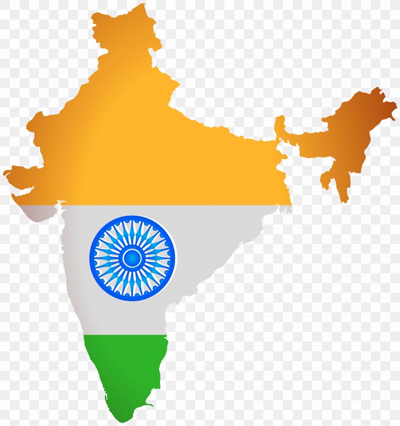 India Map Clip Art, PNG, 7506x8000px, India, Flag Of India, Map, Orange, Photography Download Free