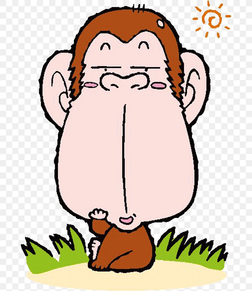 Japan Orangutan Cartoon, PNG, 689x945px, Japan, Area, Art, Artwork, Beak Download Free