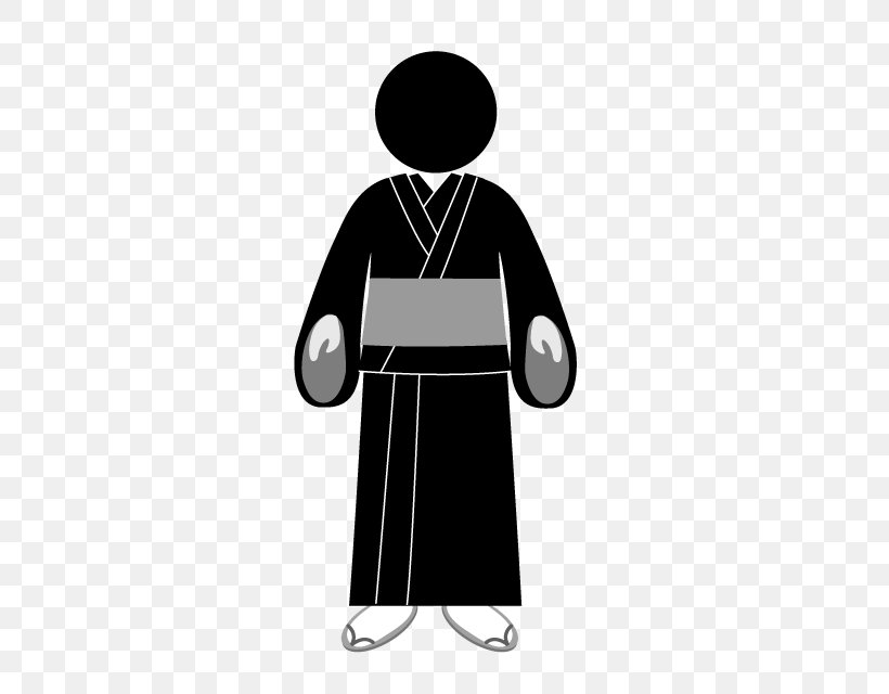 Kimono Pictogram Illustration Infographic Obi, PNG, 640x640px, Kimono, Belt, Black, Black And White, Brochure Download Free