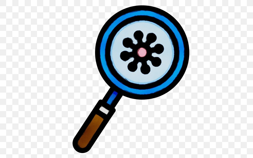 Magnifying Glass, PNG, 512x512px, Watercolor, Magnifying Glass, Paint, Rattle, Wet Ink Download Free