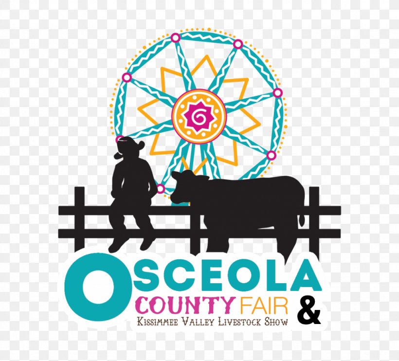Osceola County Fair Kissimmee Valley Livestock Show & Fair Gwinnett County Fair Cattle, PNG, 1024x927px, Kissimmee, Area, Brand, Cattle, Florida Download Free