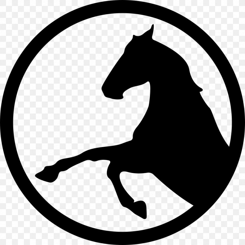 Riding Pony Symbol, PNG, 980x980px, Pony, Black, Black And White, Bridle, Domestication Download Free