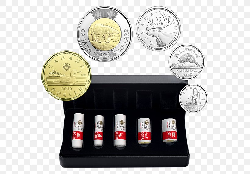 Canada Royal Canadian Mint Coin Loonie, PNG, 570x570px, Canada, Canadian Dollar, Canadian Gold Maple Leaf, Coin, Coin Set Download Free