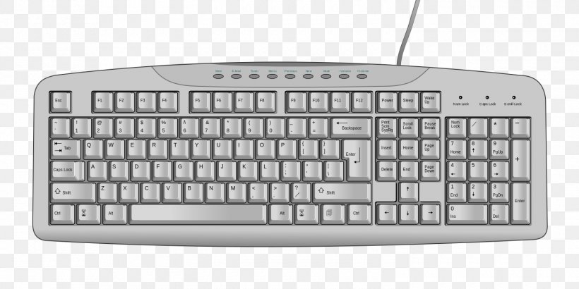 Computer Keyboard Asus Eee Keyboard Clip Art, PNG, 1500x750px, Computer Keyboard, Apple, Apple Keyboard, Commodore 64, Computer Download Free